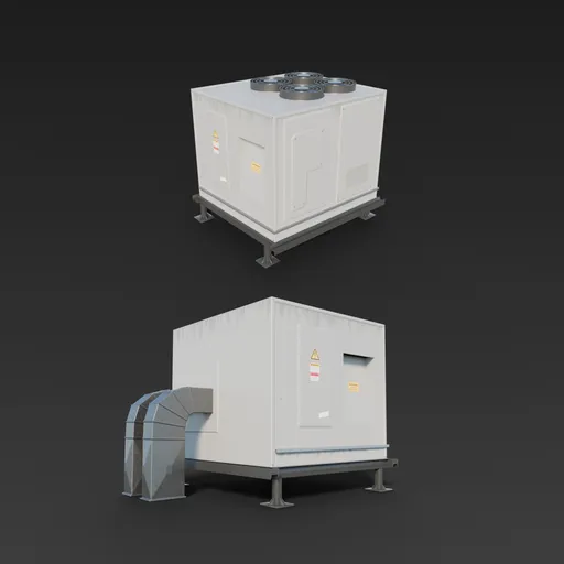 Simple Air Contitioning Rooftop Unit HVAC