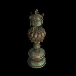 Chinese Rusty lamp
