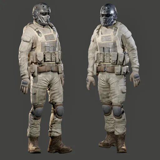 Desert Soldier Masked