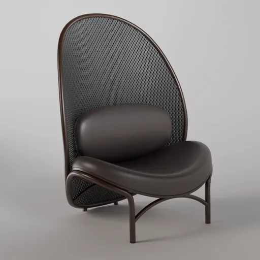 Chips Lounge Chair B112 - Dark Chocolate