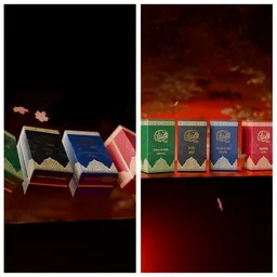 Attar box in red theme