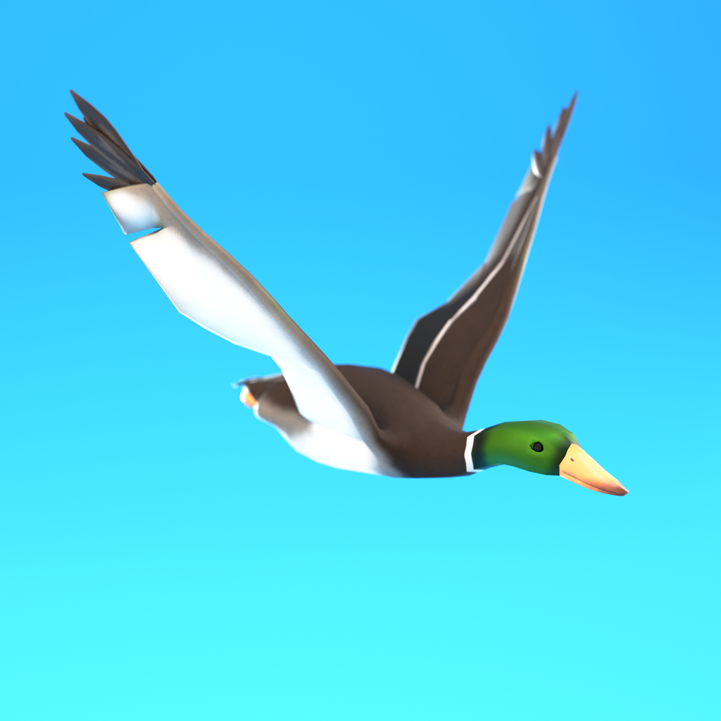 Lowpoly Duck | Birds models | Blendkit