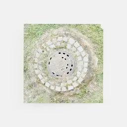Manhole cover 3D Scanned