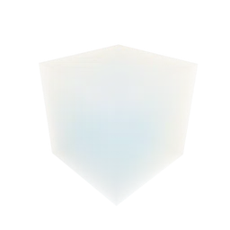 Translucent aerogel PBR material for 3D rendering, suitable for Blender and tech simulations.