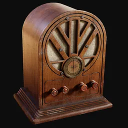 1930s Art Deco Cathedral Radio