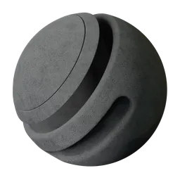 High-resolution PBR Gray Carpet texture for 3D modeling and rendering, suitable for Blender and other 3D applications.