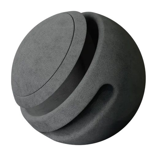 High-resolution PBR Gray Carpet texture for 3D modeling and rendering, suitable for Blender and other 3D applications.