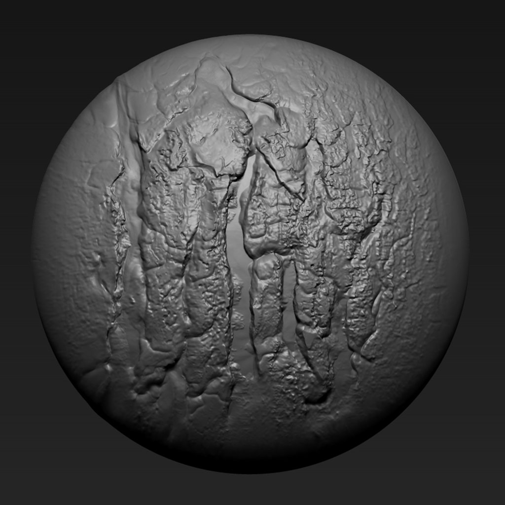 NS Tree bark rough detailed | wood brushes | BlenderKit