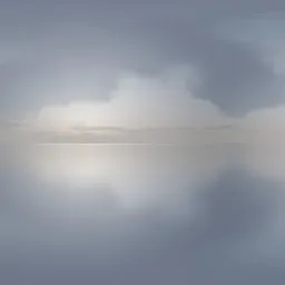 Muted Overcast Sky Reflection