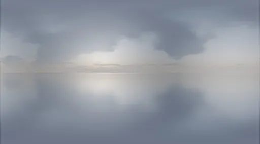 Muted Overcast Sky Reflection
