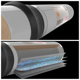Osmosis membrane filtering layers