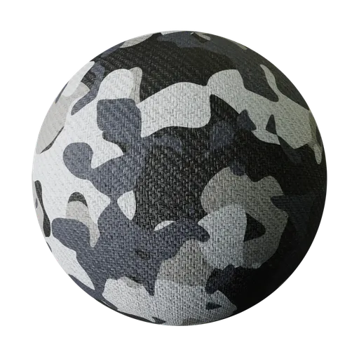 Digital Camo Basket Weave Fabric