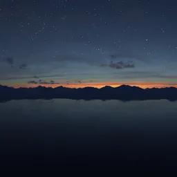 Colorful Night Twilight Sky