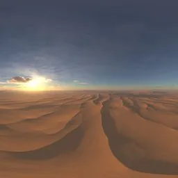 Sand Dunes Sunset