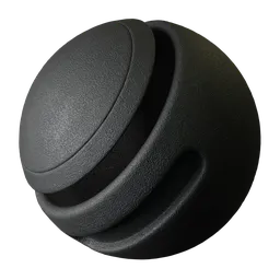 Black Textured Rubber