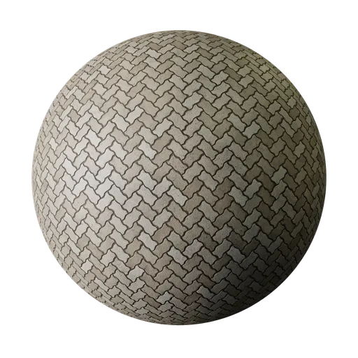 Simple street pavement