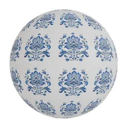 Damask Floral wallpaper