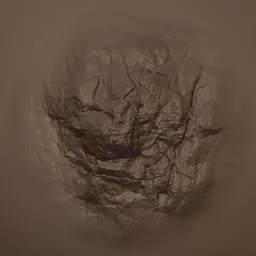 Rock Rugged Brush with Cracks