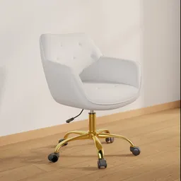 Luxury Upholstered Desk Chair