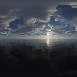 Bluesky cloud sunshine
