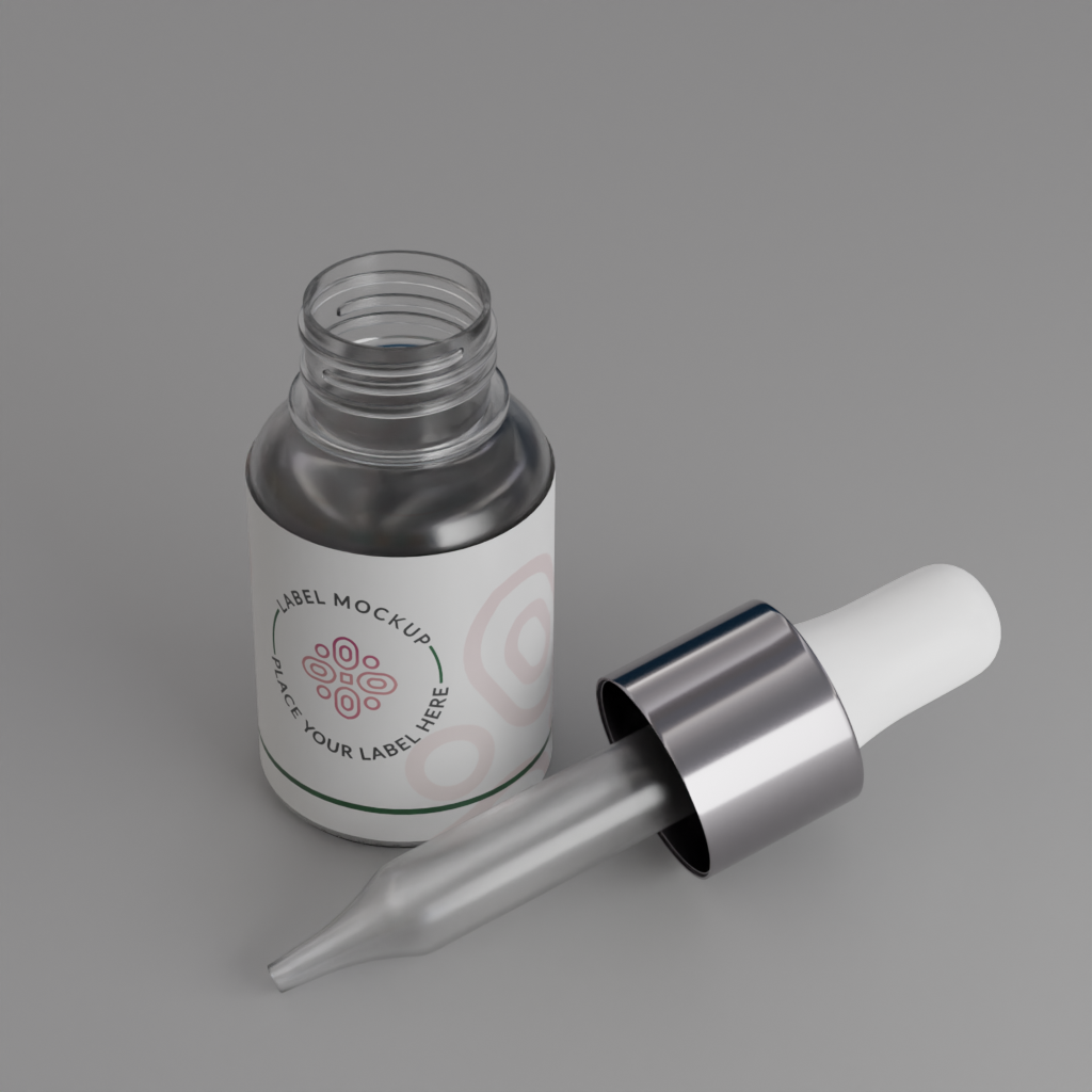 Serum Bottle 01 | FREE Containers models | Blendkit