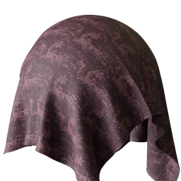 Graphical Purple Chenille