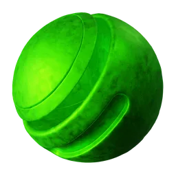 Green Anodized Metal