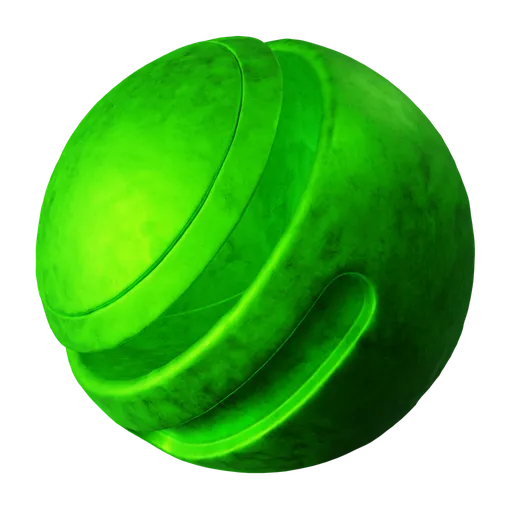 Green Anodized Metal