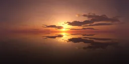 Colorful Cloudy Sunset Sky