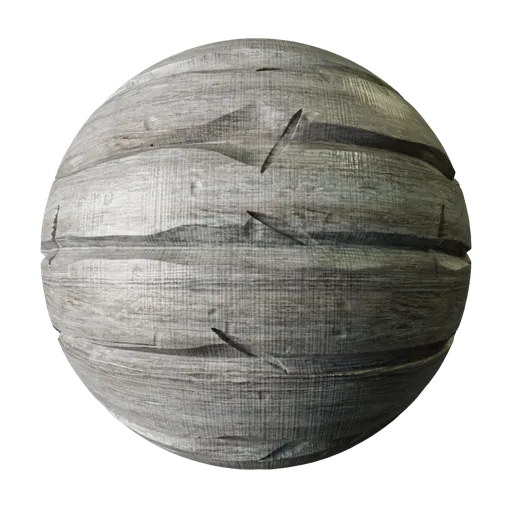Stylised Wood Planks Gray