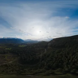 Aerial Canadian Mountain Landscape 17k