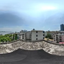 Riverside Old Building Bluesky