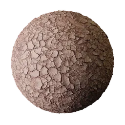 Rose Pink Flaking Mud Crust