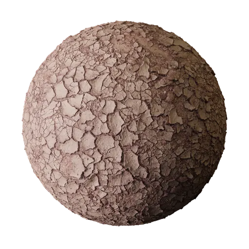 Rose Pink Flaking Mud Crust