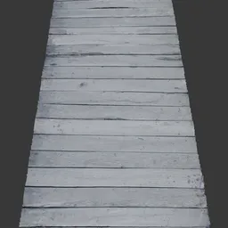 Wooden Plank Pathway