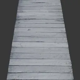 Wooden Plank Pathway