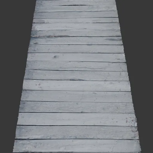 Wooden Plank Pathway