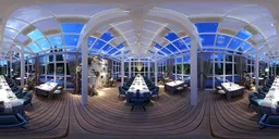 Nighttime Glasshouse Wedding