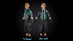 Rigged Stylized Casual Male Character