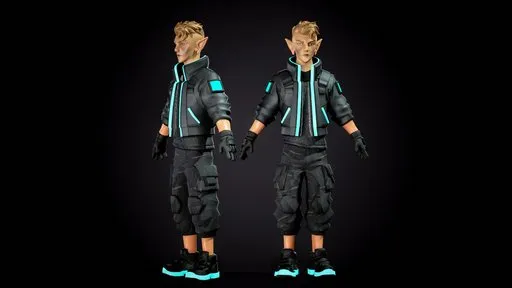 Rigged Stylized Casual Male Character