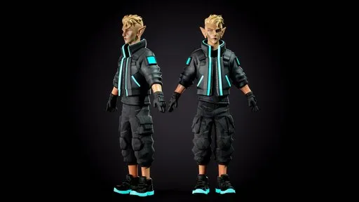 Rigged Stylized Casual Male Character