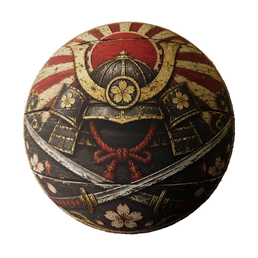 Samurai Arcane Wooden Chest