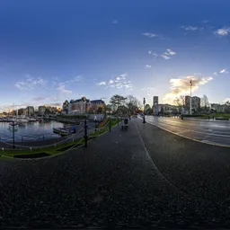 Downtown Victoria Cloudy Sunrise