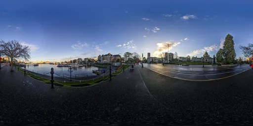 Downtown Victoria Cloudy Sunrise