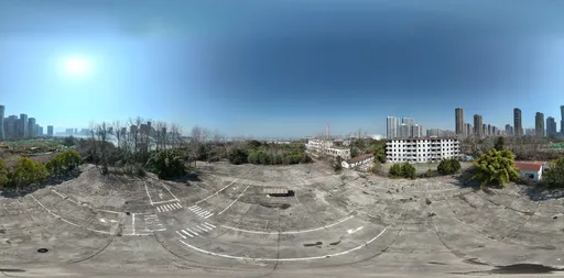 Ground building bluesky sunshine