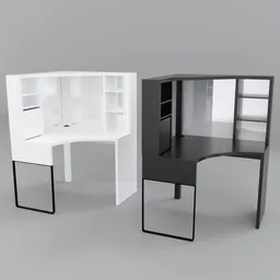 Small corner desk Ikea Micke