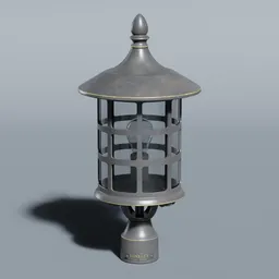 Classic-style outdoor lantern lights
