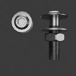 hex socket flanged button bolt