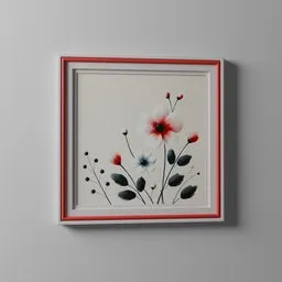 White Flower Painting