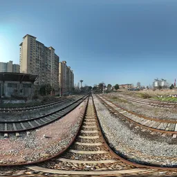 Old train station railwall